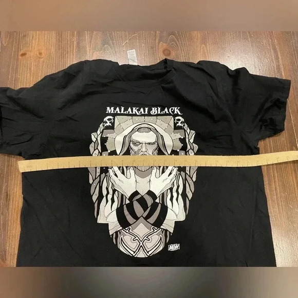 All Elite Wrestling (AEW) Malakai Black Lucha Libre All Elite Exclusive T Shirt - Picture 5 of 6